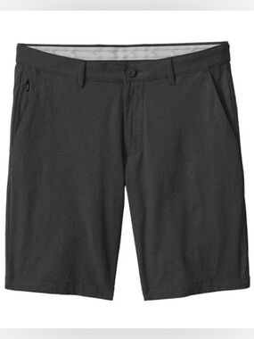 Tommy Bahama Ace Shot Pro Nylon Blend Shorts Mens 44 Charcoal Ripstop Zip Pocket